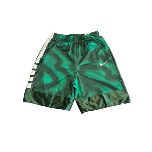 Nike Shorts Kids Size XL Loose Fit Basketball Athleticwear Green Dri-FIT Gym NWT - Picture 1 of 11